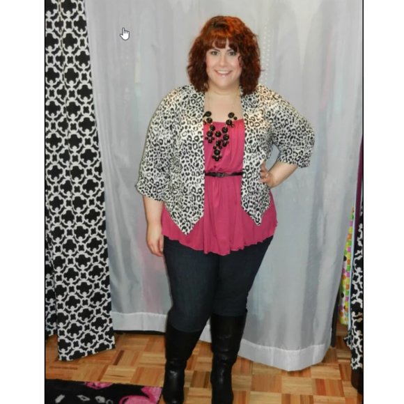 Torrid Leopard Jacket - 4X - Picture 1 of 7